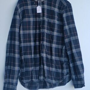 Men's button long sleeve shirt